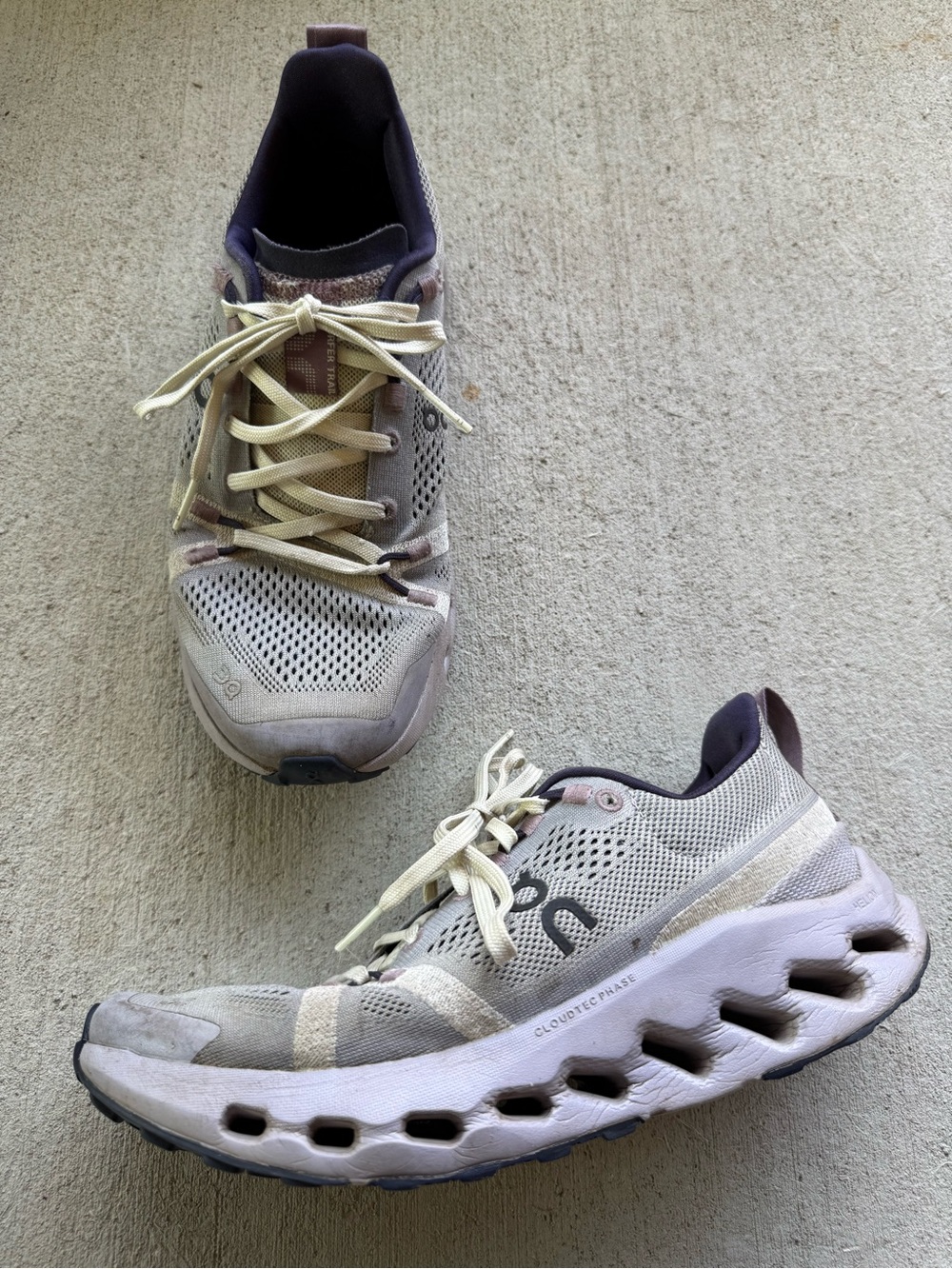 On Running Cloudsurfer Trail Running Shoes Lilac Size 8